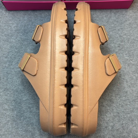 NEW Corkys Cabana Double Buckle Sandals in Tan 9 - Picture 8 of 16